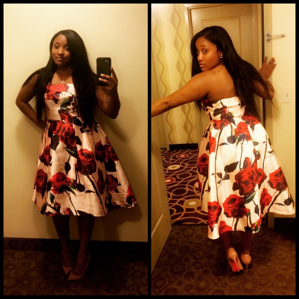 Light print dress